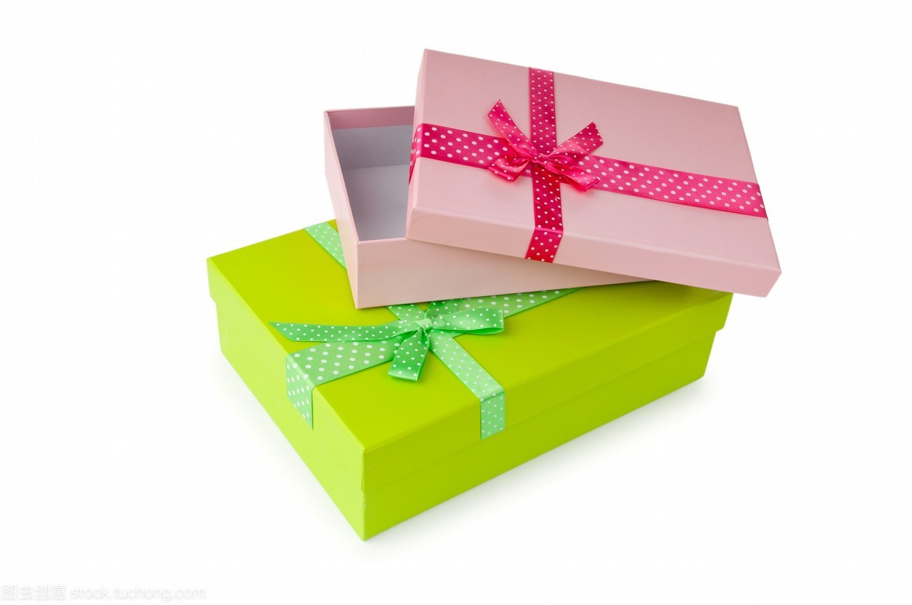 禮品盒的慶祝概念